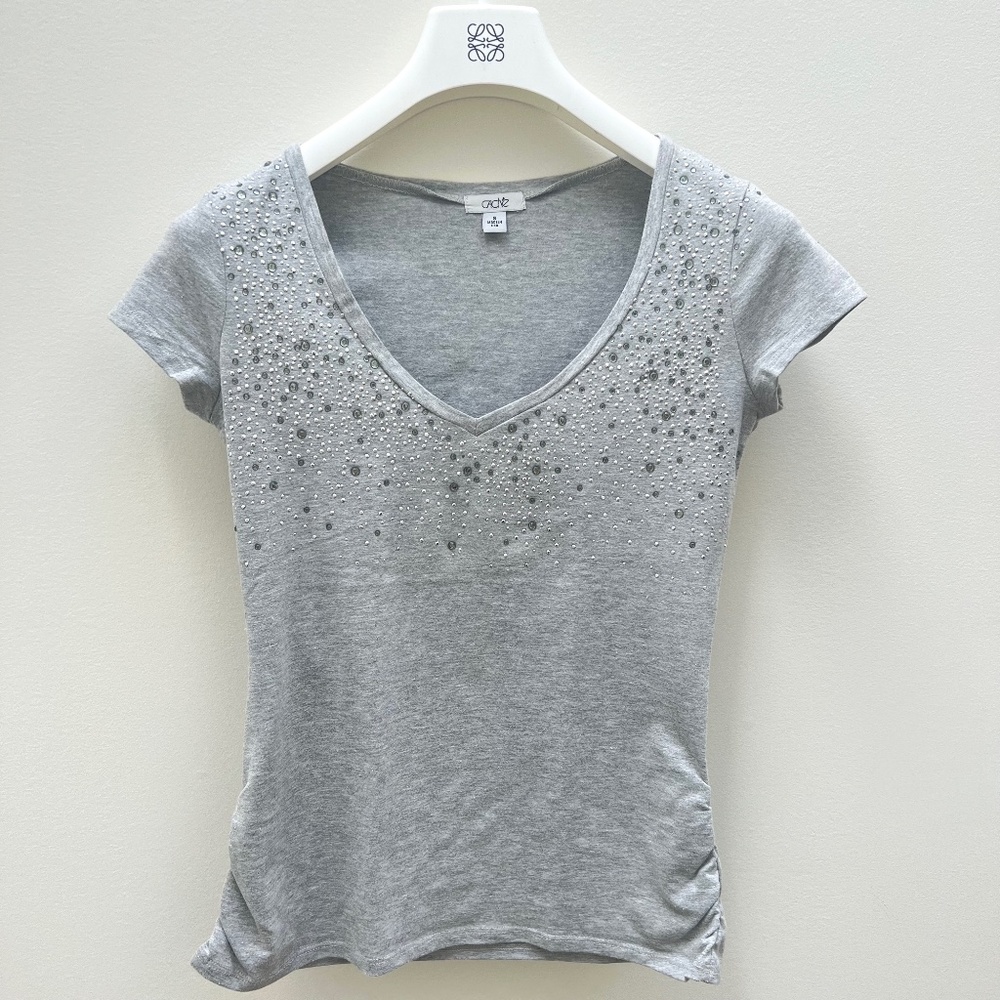 Cache | Jewelled Short Sleeve Tee